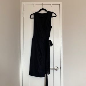 Banana Republic Black Wrap Dress